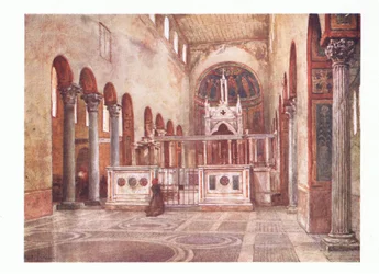 Santa Maria in Cosmedin (frühchristliche Basilika), aus Rom veröffentlicht von A & C Black Ltd, 1925